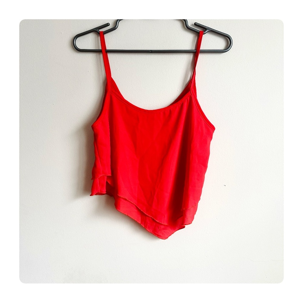 ★ Teenbell Neon Asymmetric Flowy Top ★ - Picture 3 of 13
